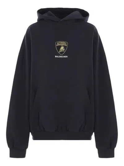 BALENCIAGA AUTOMOBILI LAMBORGHINI HOODIE - MEN'S - COTTON