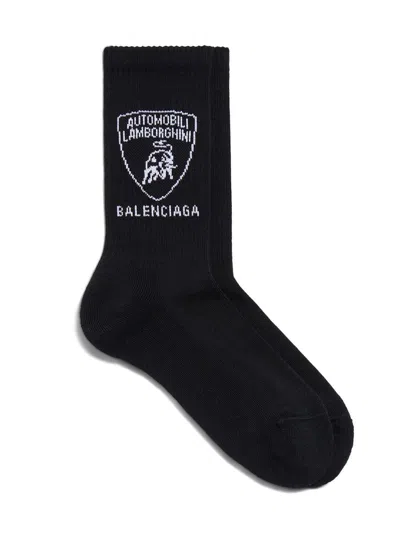 Balenciaga Automobili Lamborghini Socks In Black