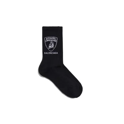 Balenciaga Automobili Lamborghini Socks In Black/white