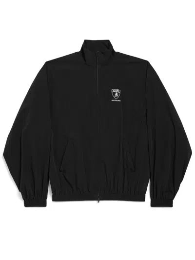 Balenciaga Automobili Lamborghini Tracksuit Jacket In Black Clothing