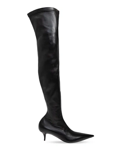 BALENCIAGA AVENUE LEATHER BOOTS