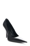 Balenciaga 90mm Avenue Leather Pointed-toe Pumps In Multi