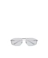 Balenciaga Bb0416s Tag 3.0 Linea Everyday 004 Silver Grey Glasses In White