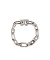 Balenciaga B Chain Bracelet In White