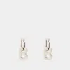Balenciaga B Chain Xs Earp Earring -  -  Slick Silver In Silver