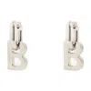 Balenciaga B Chain Xs Earp Earring In Metallic