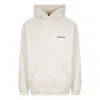 Balenciaga Oversized Cotton Sweater In Neutral