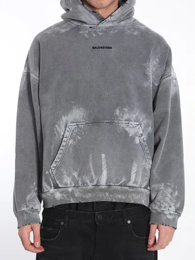 BALENCIAGA BALENCIAGA BACK MEDIUM FIT HOODIE