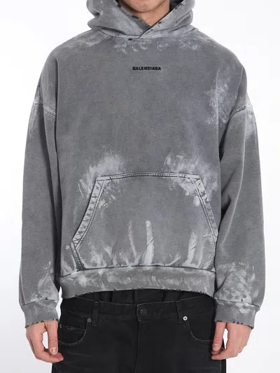 BALENCIAGA BALENCIAGA BACK MEDIUM FIT HOODIE