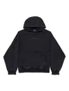 Balenciaga Hoodie With Front Pocket And Ribbed Cuffs