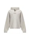 Balenciaga Men Back Medium Fit Hoodie In White