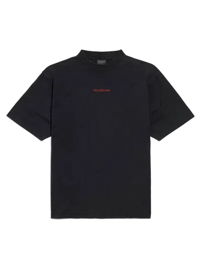 BALENCIAGA BALENCIAGA BACK MEDIUM FIT T-SHIRT IN FADED JERSEY