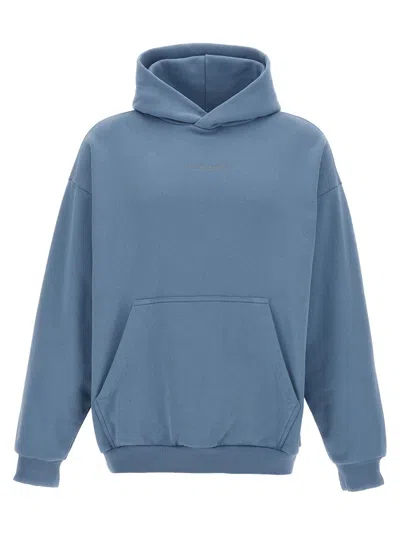 Balenciaga Logo-print Hoodie In Gray
