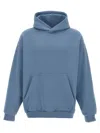 Balenciaga Back Reflective Hoodie Medium Fit In Grey Blue
