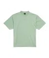 Balenciaga Back Reflective T-shirt Medium Fit In Sage Green In Gray-green