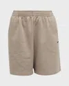 Balenciaga Back Sweat Shorts In 9763 Dust/black