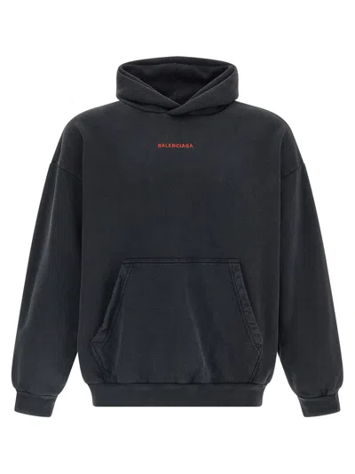 BALENCIAGA BALENCIAGA BACK SWEATSHIRT BLACK