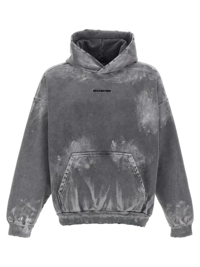 Balenciaga Back Sweatshirt Gray