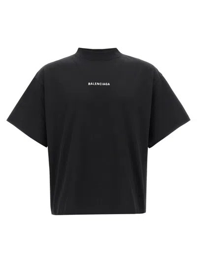 Balenciaga Cotton T Shirts In Black