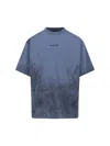 Balenciaga Back T-shirt In Blue