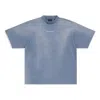 Balenciaga Back T-shirt Medium Fit 'blue White'