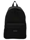 Balenciaga Adjustable Straps Backpack Front Pocket In Black