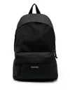Balenciaga Explorer Backpack With Logo Patch In Black