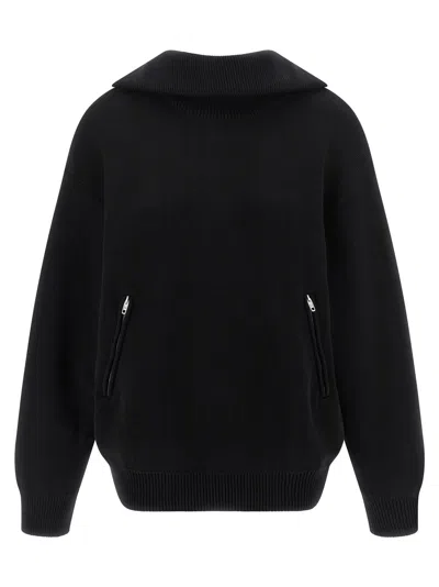 Balenciaga 'back-to-front' Sweater In Black