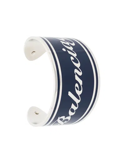 Balenciaga Badge Bracelet In Yellow