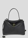 Balenciaga Rodeo Small Leather Top Handle Bag In Black