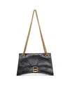 Balenciaga Crush Chain Bag S In Black