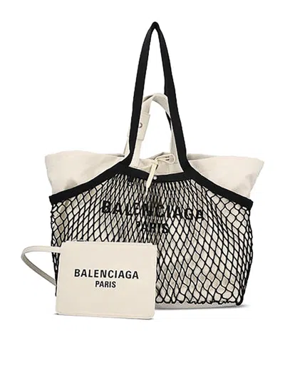 Balenciaga Bag In Nude & Neutrals