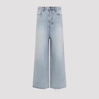 Balenciaga Baggy Denim Jeans In Animal Print