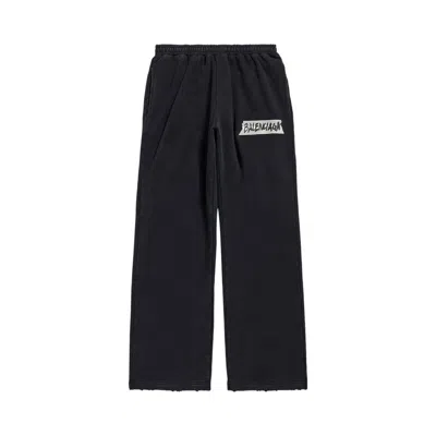 Pre-owned Balenciaga Baggy Elastic Pants 'faded Washed Black' | Men's Size S