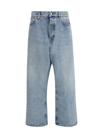 Balenciaga Light Blue Denim Jeans In Classic