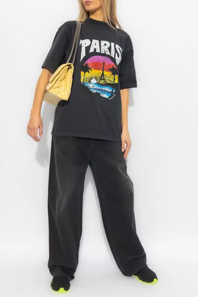 Balenciaga Baggy Jeans In Black