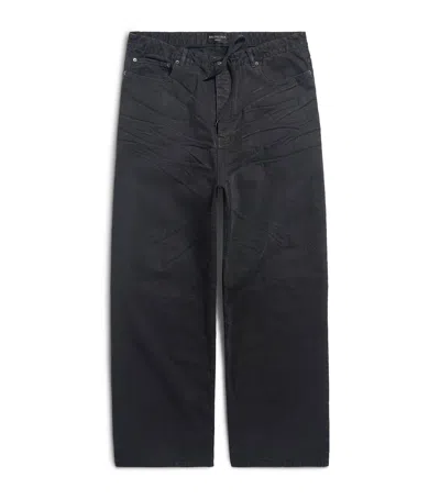 Balenciaga Baggy Jeans In Black