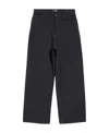 Balenciaga Wide-leg Baggy Jeans In Black