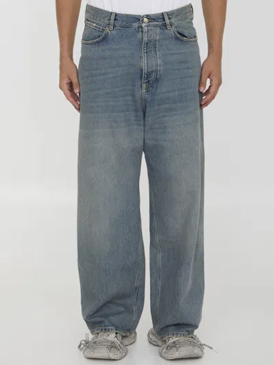 Balenciaga Baggy Jeans In Blue