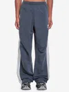 Balenciaga Loop Sports Icon Baggy Track Pants In Gray