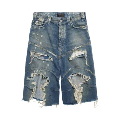 Pre-owned Balenciaga Baggy Shorts 'blue' | Men's Size M