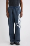 Balenciaga Baggy Sweatpants In Blue
