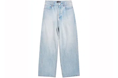 Pre-owned Balenciaga Baggy Trousers Light Blue