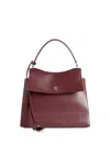 Balenciaga Dark Burgundy Calf Leather Bags
