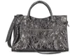 Balenciaga Metallic Embossed Top Handle Bag