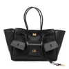 Balenciaga Black Leather Carry All Bel Air Backpack