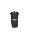 Balenciaga Cylindrical Matte Finish Morning Hour Clutch In Black