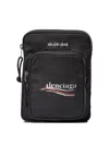 Balenciaga Explorer Political Stencil Logo Crossbody Messenger Bag In Black