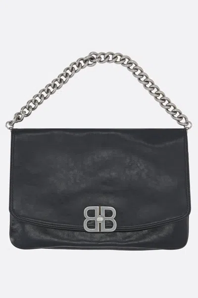 Balenciaga Bag In Tumbled Leather In Gray