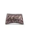 Balenciaga Cush Chain Small Shoulder Bag In Brown